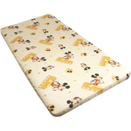 Cearceaf cu elastic soricelul crem