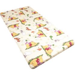 Cearceaf cu elastic ursuletul si amicii crem