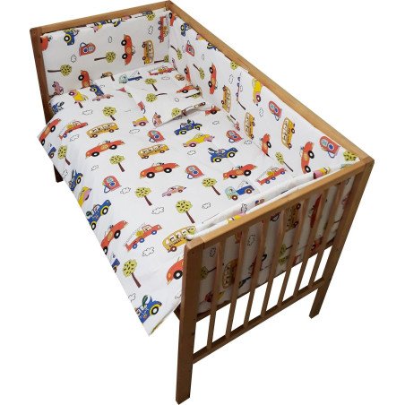 Lenjerie patut bebe cu 5 piese traffic