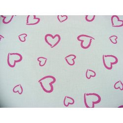 Lenjerie patut bebe cu 4 piese inimioare