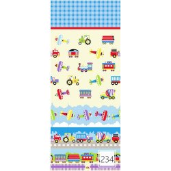 Cearceaf cu elastic cu avioane