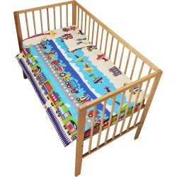 Lenjerie patut bebe cu 3 piese