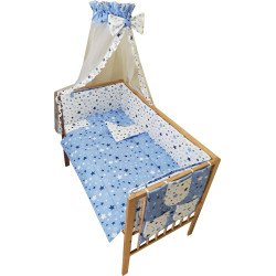 Lenjerie patut bebe cu 7 piese