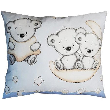 Perna ursuletul mare pe semiluna albastru