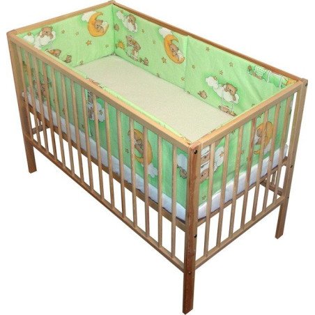 Aparatore laterala pentru patut ursuletul somnoros verde