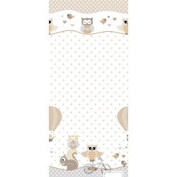 Sac de dormit iarna bufnite bej