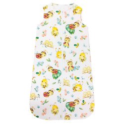 Sac de dormit vara elefantii veseli roz