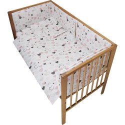 Lenjerie patut bebe cu 5 piese space