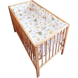 Lenjerie patut bebe cu 5 piese buburuza