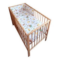 Lenjerie patut bebe cu 4 piese buburuza