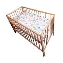 Lenjerie patut bebe cu 3 piese vulpita