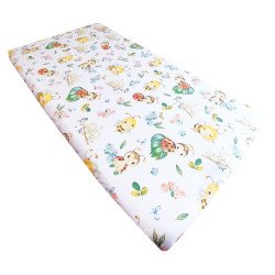 Cearceaf cu elastic buburuza