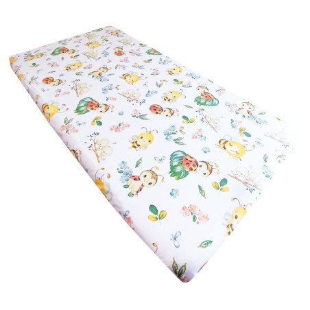 Cearceaf cu elastic buburuza