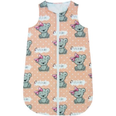 Sac de dormit iarna ursuletul cu fundita