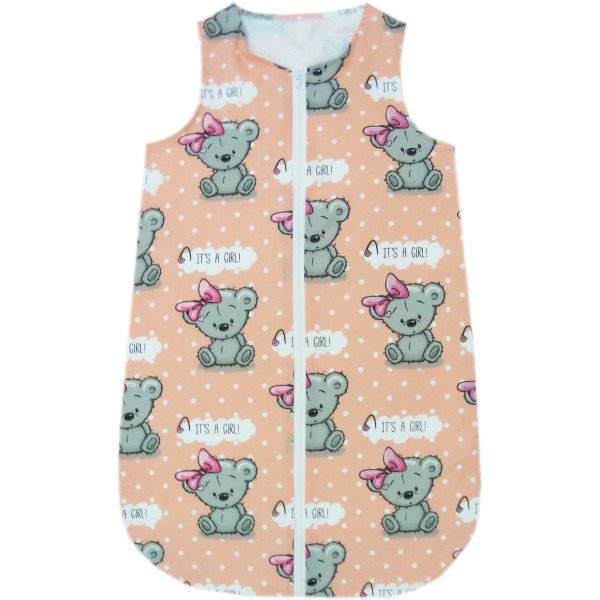 Sac de dormit iarna ursuletul cu fundita