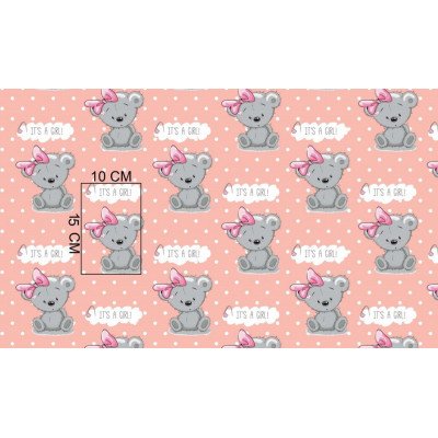 Sac de dormit iarna ursuletul cu fundita