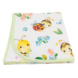 Paturica de vara subtire din bumbac buburuza