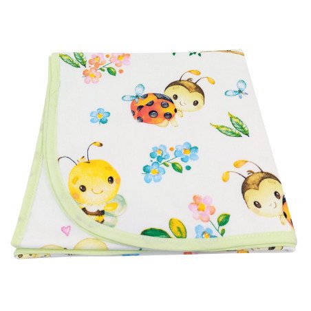 Paturica de vara subtire din bumbac buburuza