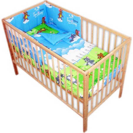 Lenjerie patut bebe cu 4 piese Tom