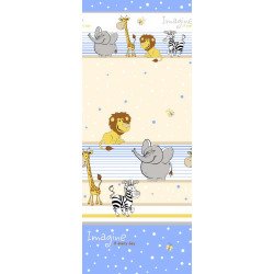 Lenjerie patut bebe cu 5 piese  ursuletul gradinar bej