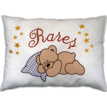 Perna personalizata bej cu stelute Rares
