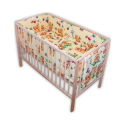 Lenjerie patut bebe cu 6 piese ursuletul pe balansor