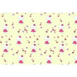 Lenjerie patut bebe cu 4 piese pisicuta