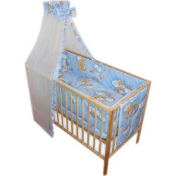 Lenjerie patut bebe cu 7 piese ursuletul somnoros