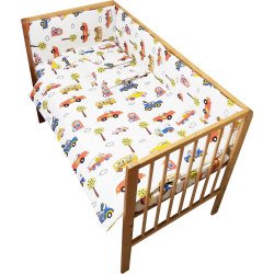 Lenjerie patut bebe cu 4 piese