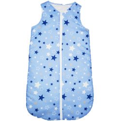 Sac de dormit subtire de vara ursuletul stelute albastru