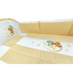 Lenjerie patut bebe cu 5 piese exclusiv pisicuta curioasa roz