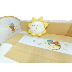 Aparatoare laterala pentru patut cu volanase si bolta Sweet Dreams