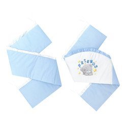 Aparatoare laterala pentru patut cu volanase si bolta Friends