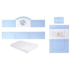 Lenjerie patut bebe cu 5 piese exclusiv Friends