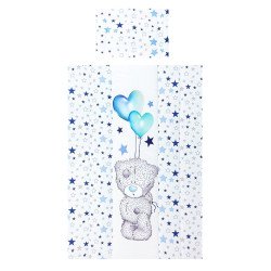 Lenjerie patut bebe cu 5 piese exclusiv Stelute alb