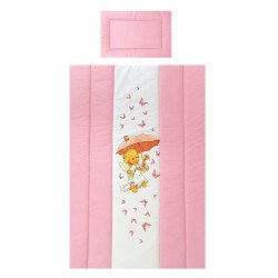 Lenjerie patut bebe cu 5 piese exclusiv ingerasul roz