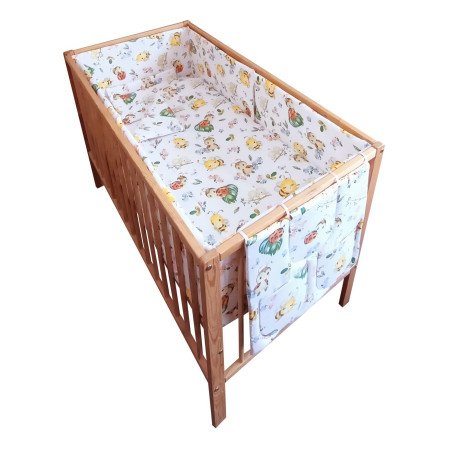 Lenjerie patut bebe cu 6 piese buburuza