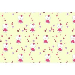 Fata de perna si plapuma din bumbac bufnite roz 100x135cm, 40x50 cm