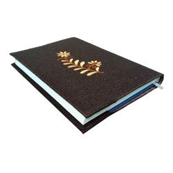 Calendar cu coperta brodata verde