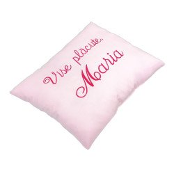 Perna personalizata cu mesaj roz