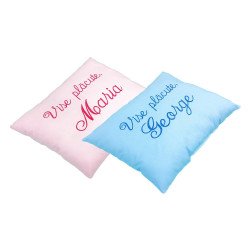 Perna personalizata cu mesaj roz