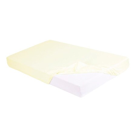 Cearceaf cu elastic crem