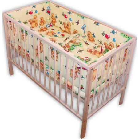 Lenjerie patut bebe cu 5 piese usuletul pe balansoar