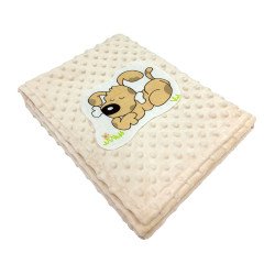 Perna si paturica brodata catelusi