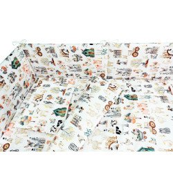 Lenjerie patut bebe cu 5 piese Ferma