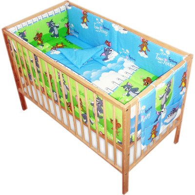 Lenjerie patut bebe cu 7 piese Tom