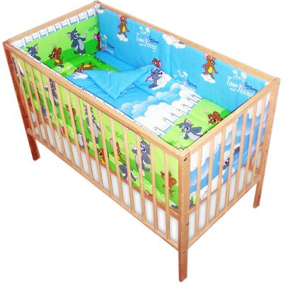 Lenjerie patut bebe cu 7 piese Tom