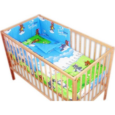 Lenjerie patut bebe cu 7 piese Tom