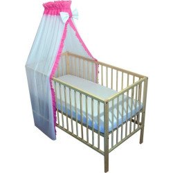 Baldachin patut bebe  roz