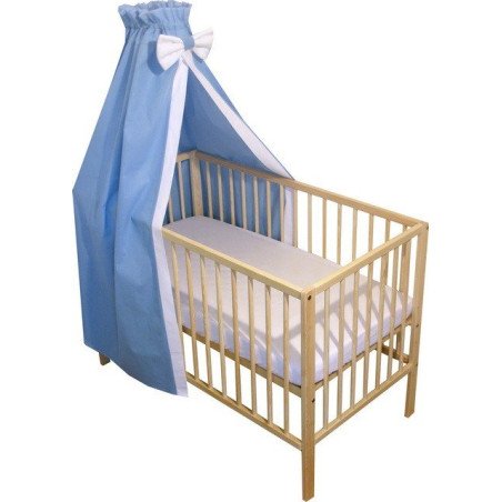 Baldachin patut bebe albastru